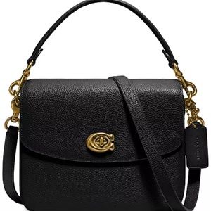 NWT Coach Polished Pebbled Leather Cassie Crossbody 19